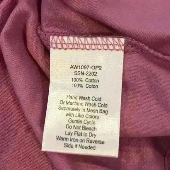 ATM - Cotton T-Shirt - Size Small new NWT hydrangea purple - Picture 4 of 6